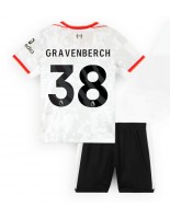 Liverpool Ryan Gravenberch #38 Tredjedraktsett Barn 2024-25 Korte ermer (+ bukser)